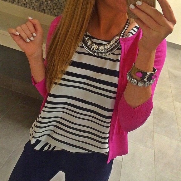 Club Monaco Sweaters - ✖️RESERVED✖️ Club Monaco • Fuchsia Cardigan